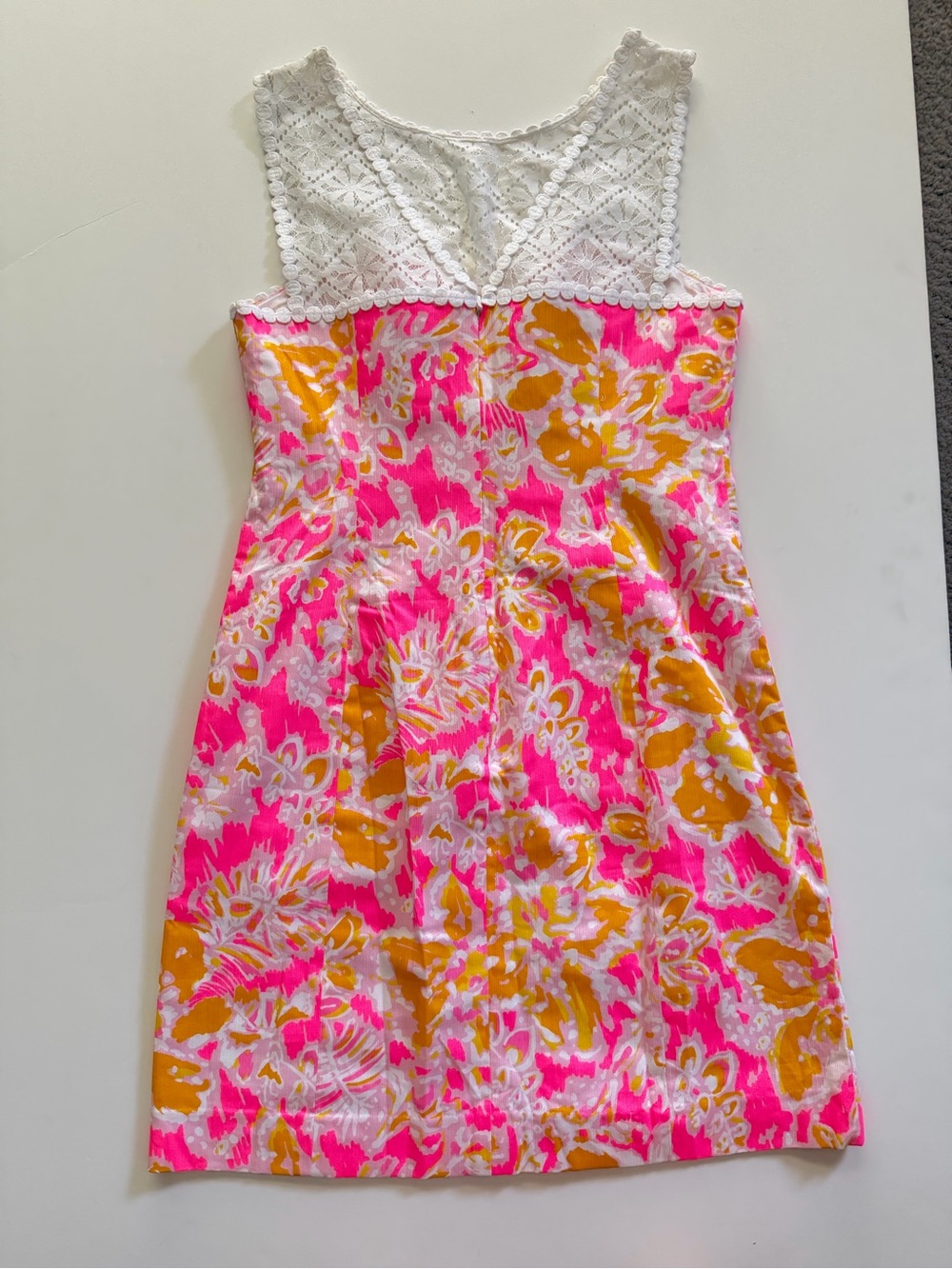Pulitzer
Lilly Pulitzer Sofia Shift Dress Lace KIR Royal Ooh La La Size 2 - Picture 6 of 8